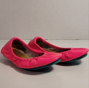 Tieks Little Miss Patent Pink Razzleberry ballet flats toddler girls Sz 8